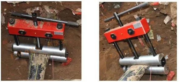 手動(dòng)PE管止氣夾案例展示